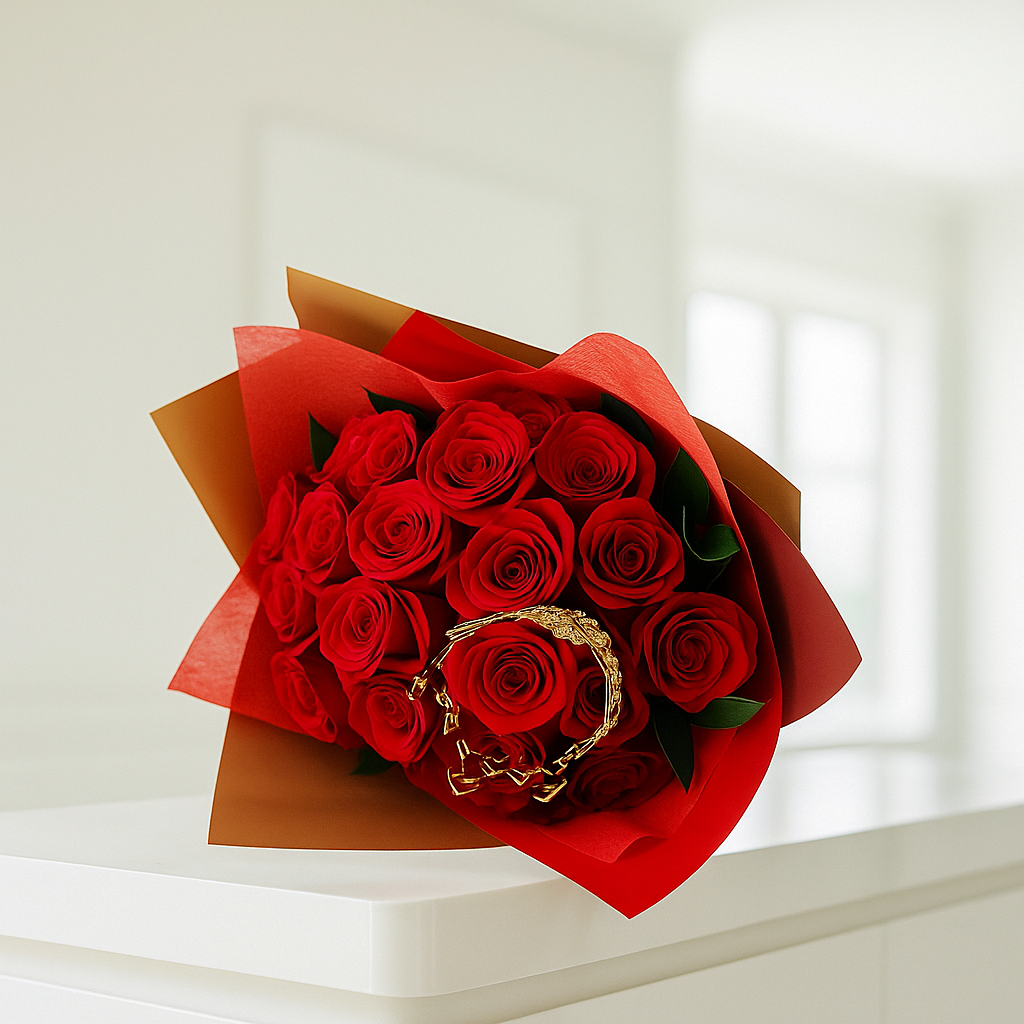 Aniversario - Promesa de Amor (24 Rosas)