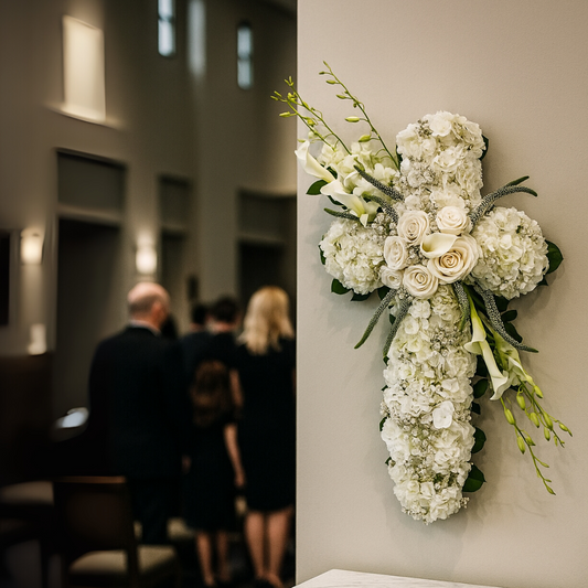 Cruz Fúnebre "Fe y Consuelo Eterno"